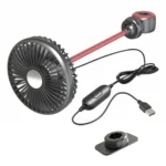 F508 Car Rear Seat USB Air Speed Adjustable Hose Fan - Image 2