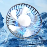 F508 Car Rear Seat USB Air Speed Adjustable Hose Fan - Image 7