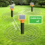 SJZ057 Outdoor IP66 Waterproof Solar Ultrasonic Rat Repeller Orchard Ultrasonic Animal Repeller - Image 11