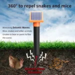 SJZ057 Outdoor IP66 Waterproof Solar Ultrasonic Rat Repeller Orchard Ultrasonic Animal Repeller - Image 13