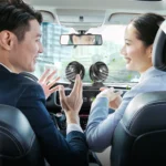 12V/24V Vehicle Electric Oscillating Head Rotatable Double Head Fan - Image 11