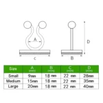 50pcs Plant Climbing Wall Buckle Vine Traceless Plant Fixer Self-Adhesive Hooks - Image 6