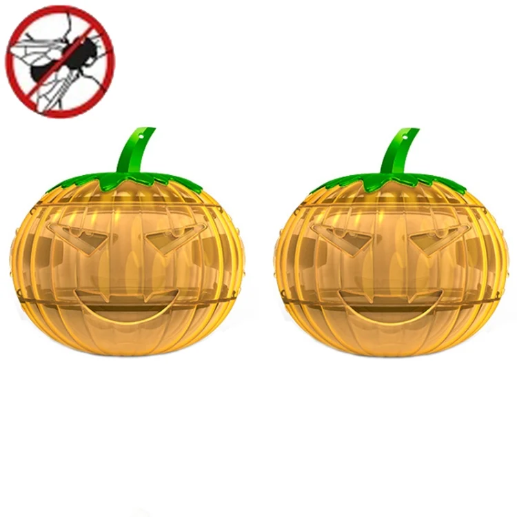 TBD0603683601A.webp SJZ060 2pcs/set Pumpkin Shaped Fruit Fly Traps Fruit Fly Trap Bee Trap - Image 1