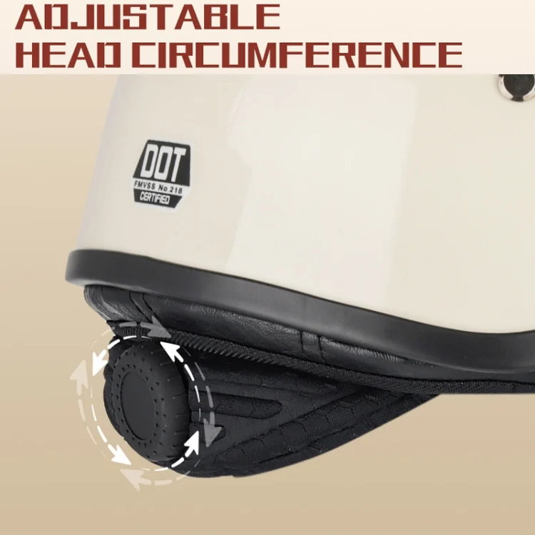 TBD06036843_B3.webp SOMAN Motorcycle Half Helmet Adjustable Helmet With Inner Mirror - Image 4