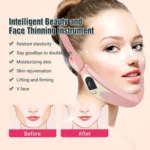 Microcurrent EMS Face Thinning Instrument Red Blue Light Skin Rejuvenation Beauty Instrument - Image 4