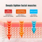 Microcurrent EMS Face Thinning Instrument Red Blue Light Skin Rejuvenation Beauty Instrument - Image 6