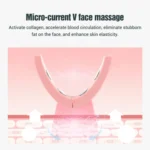 Microcurrent EMS Face Thinning Instrument Red Blue Light Skin Rejuvenation Beauty Instrument - Image 7