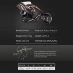 SOMAN Motorcycle Dual Lens Riding Peel-Off Full Coverage Helmet - Image 3