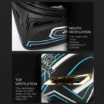 SOMAN Motorcycle Dual Lens Riding Peel-Off Full Coverage Helmet - Image 10