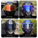 Motorcycle Helmet Lens with Anti-fog Spikes for SOMAN K1/K3SV/K5 - Image 5