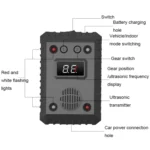 SJZ-021 Car Ultrasonic Rat Repeller Car Engine Mouse Repellent - Image 3
