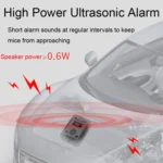 SJZ-021 Car Ultrasonic Rat Repeller Car Engine Mouse Repellent - Image 7