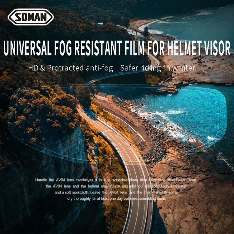 TBD06036901_B5.webp SOMAN Motorcycle Helmet Universal Lens Anti-Fog Film - Image 6