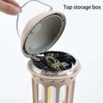 Rechargeable COB Portable Outdoor Camping Lamp Atmosphere Tent Lamp Retro Lamp - Image 4