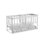 Stainless Steel Sponge Drainer Rack Multifunctional Storage Shelf