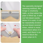 Gutter Extension Hinge Downspout Extension Flip-Up Hinge For Rectangle Or Square Downspout - Image 6