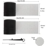 Plastic Gutter Guard Prevent Leaves or Debris From Clogging Downspouts and Drains - Image 3