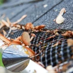 Plastic Gutter Guard Prevent Leaves or Debris From Clogging Downspouts and Drains - Image 6