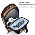 WEIXIER X318 Single Shoulder Crossbody Male Waterproof Anti-Theft Small Backpack - Image 3