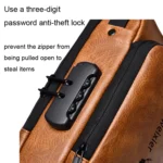 WEIXIER X318 Single Shoulder Crossbody Male Waterproof Anti-Theft Small Backpack - Image 5