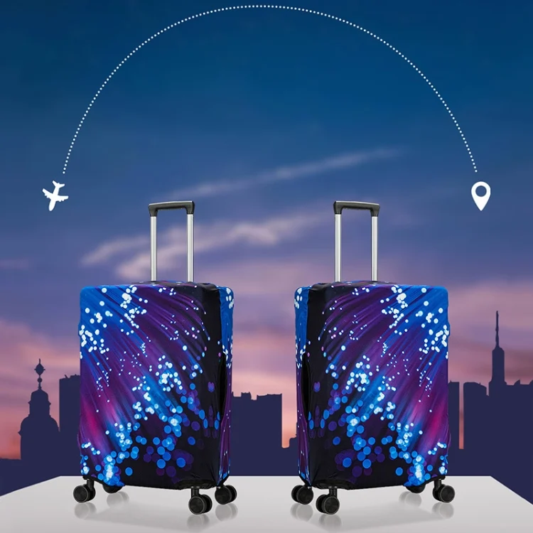 TBD06037117_B1.webp Graffiti Luggage Dust Cover Outdoor Travel Thick Elastic Luggage Protective Cover - Image 2