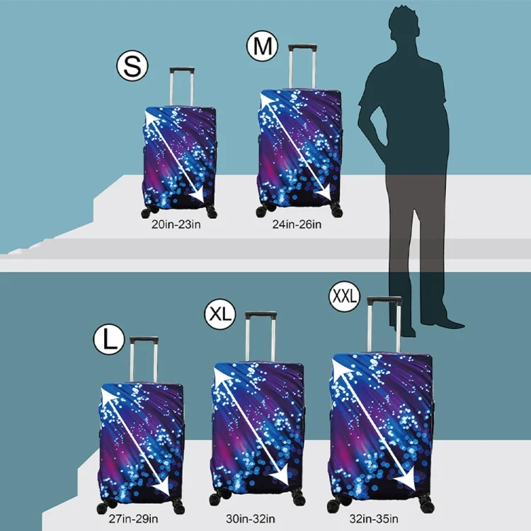 TBD06037117_B2.webp Graffiti Luggage Dust Cover Outdoor Travel Thick Elastic Luggage Protective Cover - Image 3