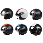 GXT Electric Vehicle Half Cover Four Seasons Retro Helmet - Image 2
