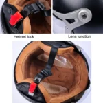 GXT Electric Vehicle Half Cover Four Seasons Retro Helmet - Image 4