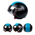 GXT Electric Vehicle Half Cover Four Seasons Retro Helmet - Image 5