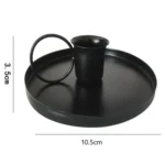 Retro Metal Teacup Shaped Iron Candle Holder Home Decoration Ornaments - Image 3