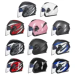 GXT Electric Vehicle Four Seasons Sun Protection & Windshield Double Lens Helmet - Image 2