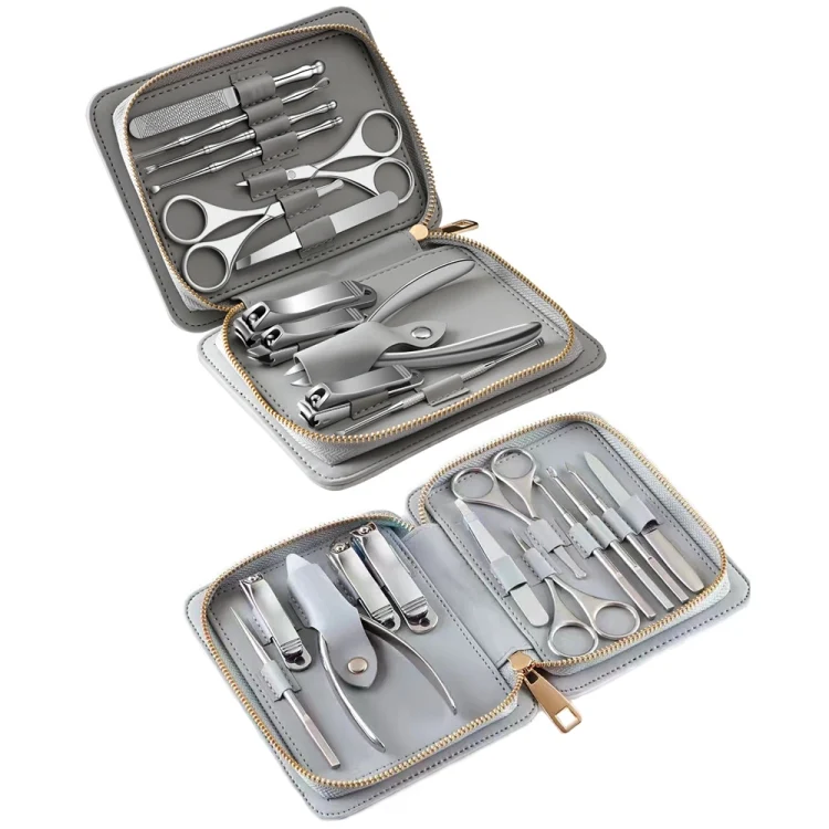 TBD06037137_B1.webp 12 in 1 Stainless Steel Nail Trimming and Polishing Tool Set - Image 2