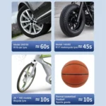Small Portable Car Air Pump Tire Inflator for Motorcycle Bicycle - Image 6