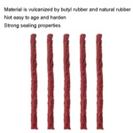 5pcs /Pack Long Car Fast Tire Patch Adhesive Strips Motorcycle Bike Adhesive Strip Tire Repair Tools - Image 5