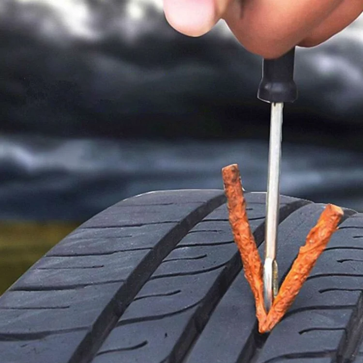 TBD06037165_6.webp 5pcs /Pack Long Car Fast Tire Patch Adhesive Strips Motorcycle Bike Adhesive Strip Tire Repair Tools - Image 7