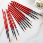 Wooden Rod Nail Brush Beauty Armor Tools Color Painting Pen Drawing Pen - Image 3