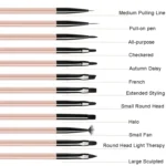Acrylic Tea Color Pen Brush Beauty Nail Pen Color Painting Drawing Pen Light Therapy Pen - Image 2