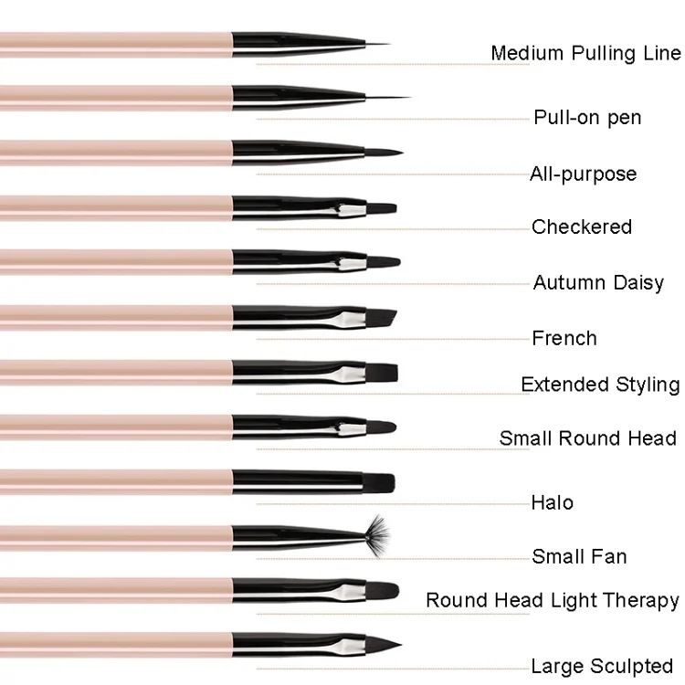 TBD06037177_B1.webp Acrylic Tea Color Pen Brush Beauty Nail Pen Color Painting Drawing Pen Light Therapy Pen - Image 2