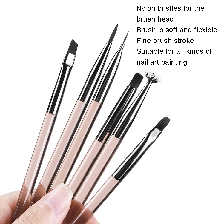 TBD06037177_B5.webp Acrylic Tea Color Pen Brush Beauty Nail Pen Color Painting Drawing Pen Light Therapy Pen - Image 6