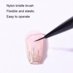 Wooden Pole Manicure Drawing Pen Light Therapy Painting Pen - Image 5