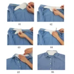 10pcs /Pack Disposable Self-Adhesive Sweat Pads T-Shirt Neck Collar Hat Absorbent Sticker - Image 3