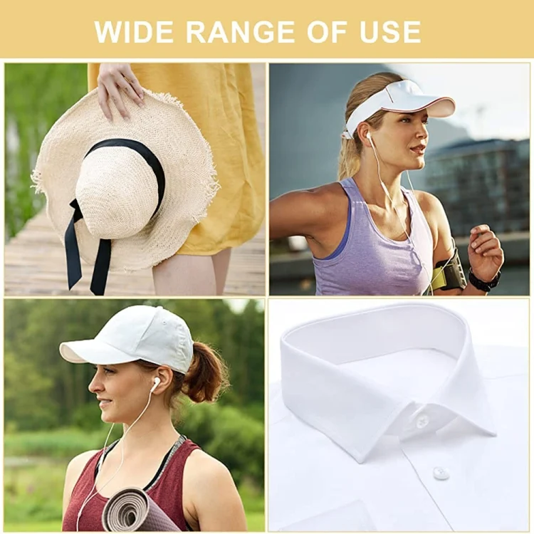 TBD06037224_B3.webp 10pcs /Pack Disposable Self-Adhesive Sweat Pads T-Shirt Neck Collar Hat Absorbent Sticker - Image 4