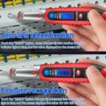 ANENG VD700 2pcs Sound and Light Alarm Non-contact Digital Display Sensor Multi-function Test Pen - Image 11