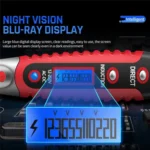 ANENG VD700 2pcs Sound and Light Alarm Non-contact Digital Display Sensor Multi-function Test Pen - Image 8