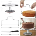 22 In 1 Aluminum Alloy Cake Turntable Piping Tip Set DIY Baking Tools - Image 2