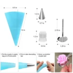 35 In 1 Aluminum Alloy Cake Turntable Piping Tip Set DIY Baking Tools - Image 2