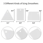 6 In 1 Aluminum Alloy Cake Turntable Piping Tip Set DIY Baking Tools - Image 3