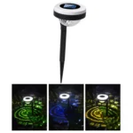 Outdoor Solar LED Dual Light Source Ground Plug Light - Image 10