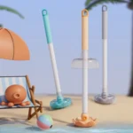 Household Octopus Wall Mounted Soft Rubber Toilet Brush - Image 2