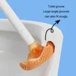 Household Octopus Wall Mounted Soft Rubber Toilet Brush - Image 5